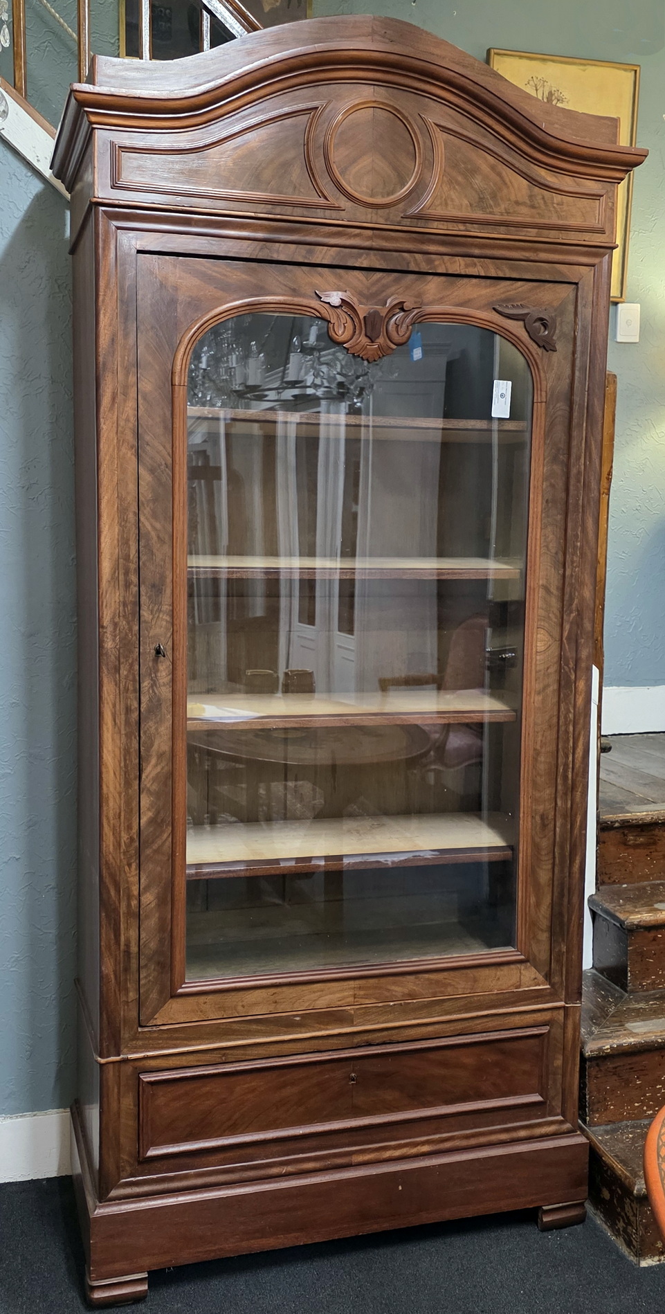 A French Napoleon III Armoire Bookcase